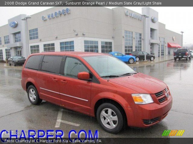 2008 Dodge Grand Caravan SXT in Sunburst Orange Pearl