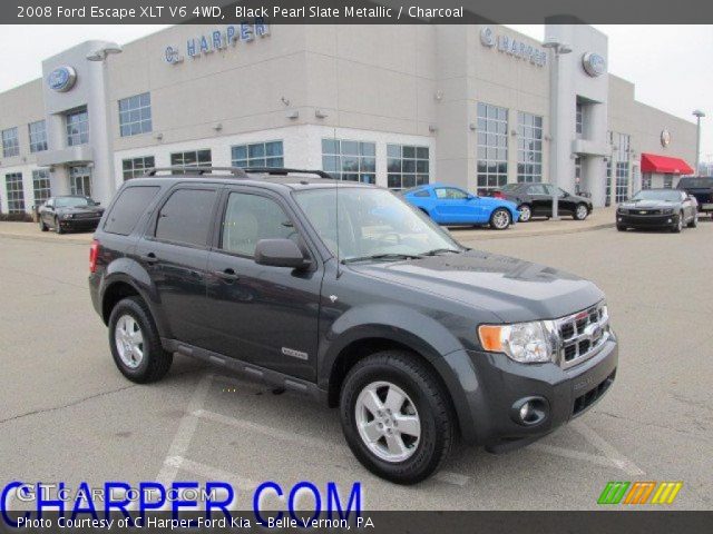 2008 Ford Escape XLT V6 4WD in Black Pearl Slate Metallic