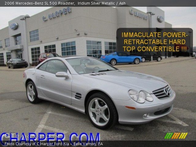 2006 Mercedes-Benz SL 500 Roadster in Iridium Silver Metallic