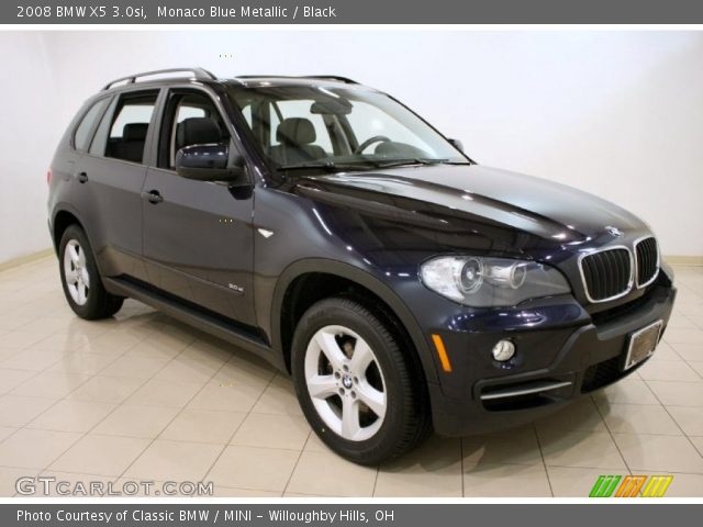 2008 BMW X5 3.0si in Monaco Blue Metallic