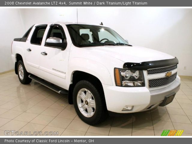 2008 Chevrolet Avalanche LTZ 4x4 in Summit White
