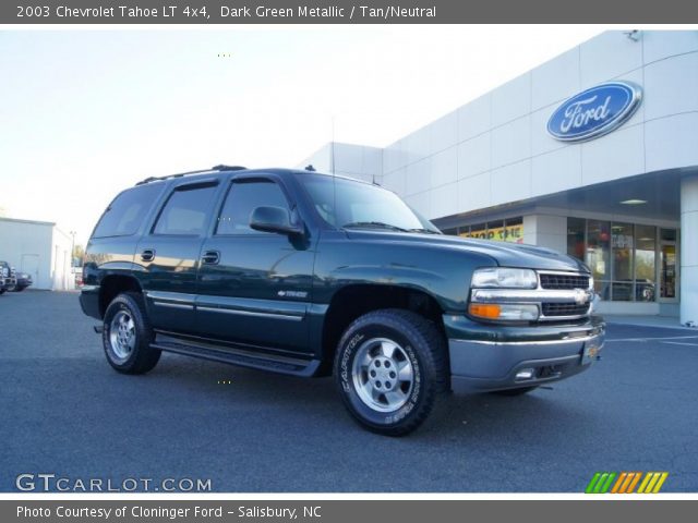 2003 Chevrolet Tahoe LT 4x4 in Dark Green Metallic