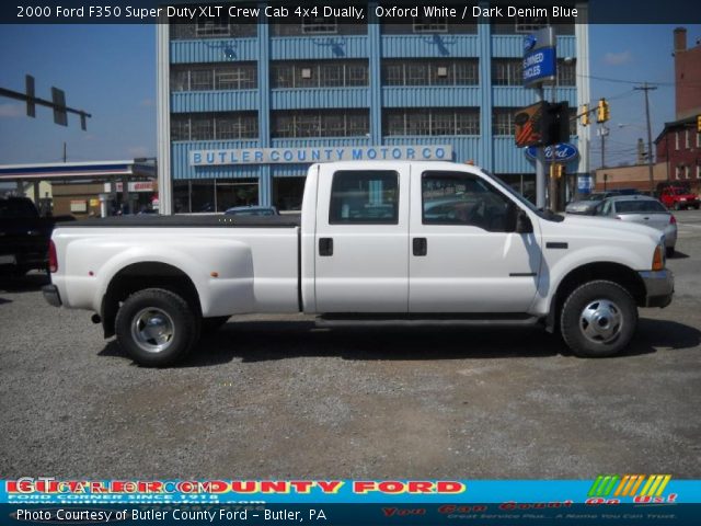 2000 Ford F350 Super Duty XLT Crew Cab 4x4 Dually in Oxford White