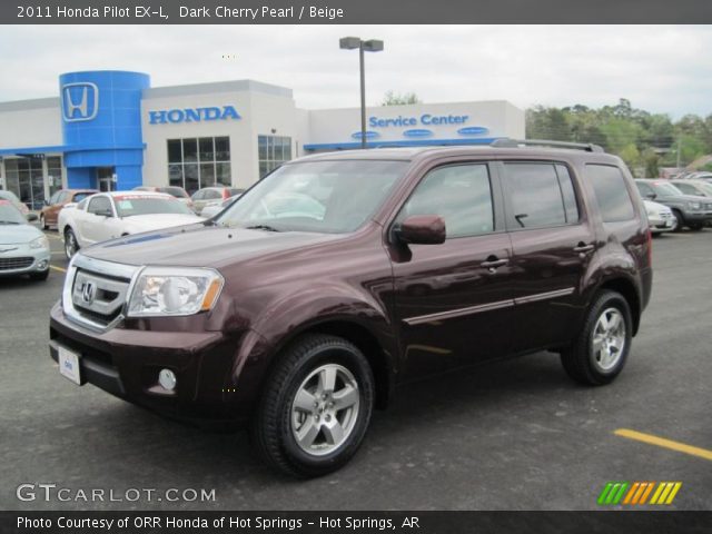 2011 Honda Pilot EX-L in Dark Cherry Pearl