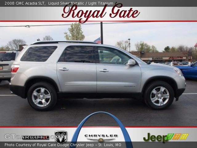2008 GMC Acadia SLT in Liquid Silver Metallic