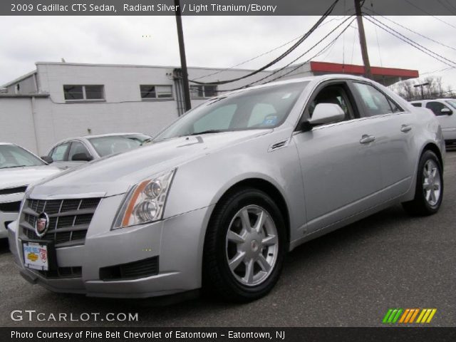 2009 Cadillac CTS Sedan in Radiant Silver