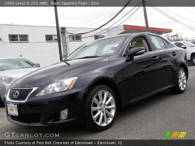 2009 Lexus IS 250 AWD in Black Sapphire Pearl