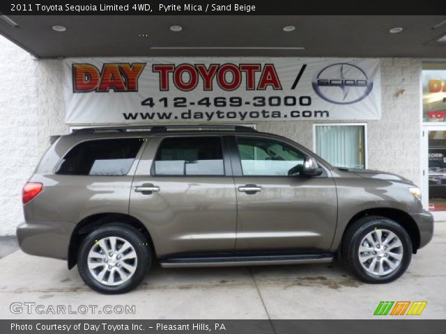 2011 Toyota Sequoia Limited 4WD in Pyrite Mica