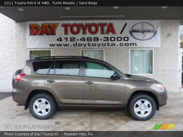 2011 Toyota RAV4 I4 4WD in Pyrite Metallic