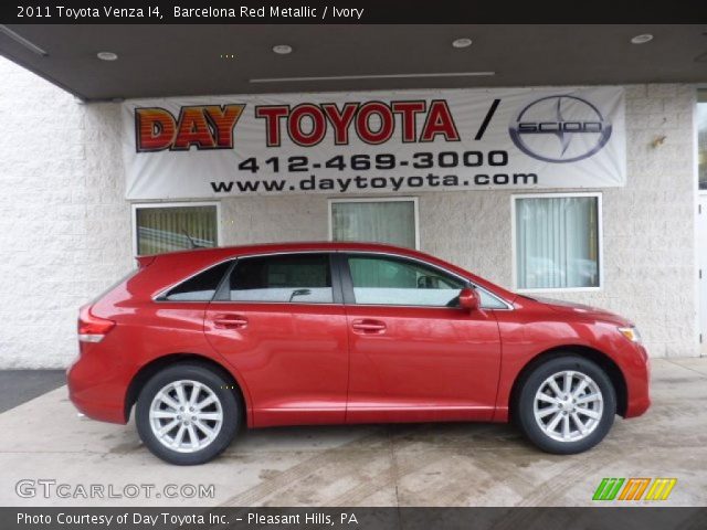 2011 Toyota Venza I4 in Barcelona Red Metallic