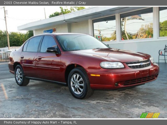 2003 Chevrolet Malibu Sedan in Redfire Metallic