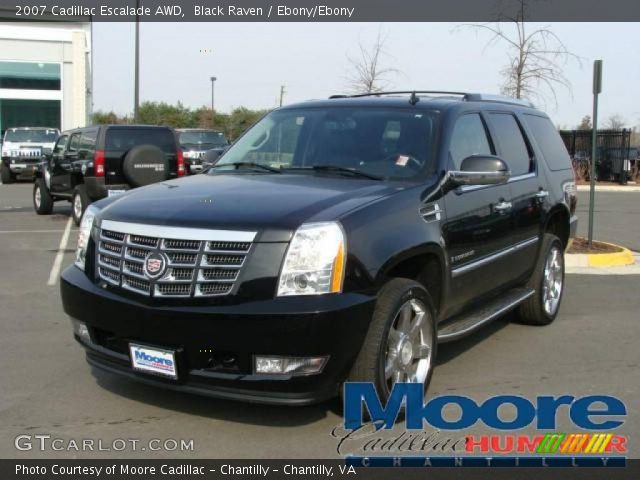 2007 Cadillac Escalade AWD in Black Raven