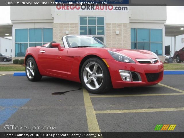 2009 Saturn Sky Red Line Roadster in Chili Pepper Red