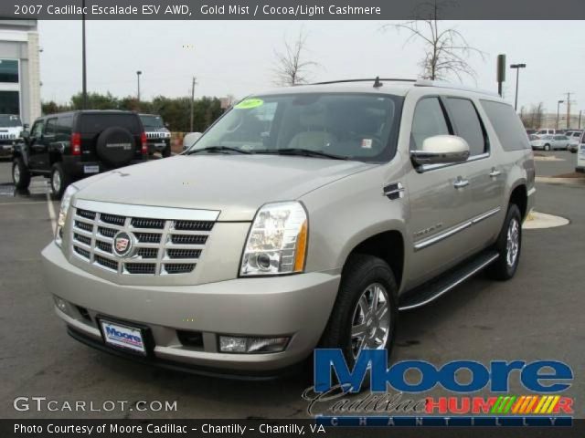 2007 Cadillac Escalade ESV AWD in Gold Mist