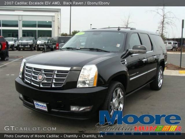 2007 Cadillac Escalade ESV AWD in Black Raven