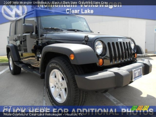 2008 Jeep Wrangler Unlimited X in Black