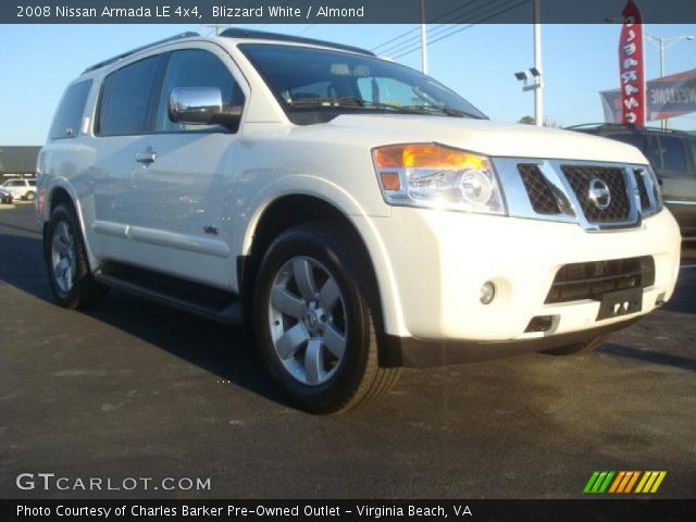 2008 Nissan Armada LE 4x4 in Blizzard White