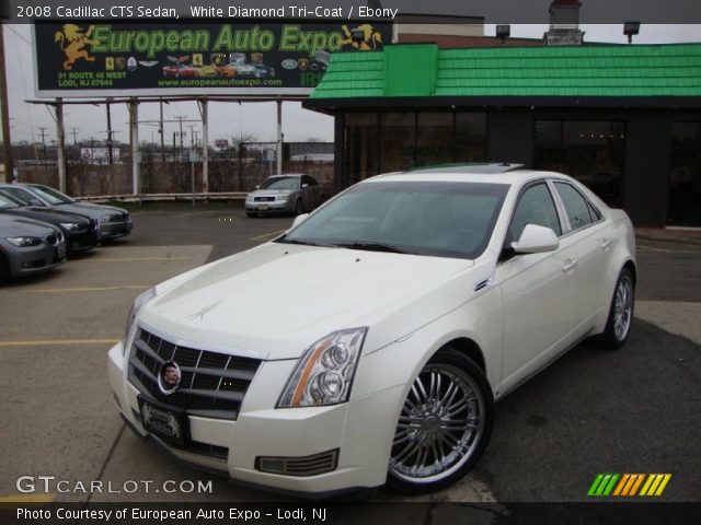 2008 Cadillac CTS Sedan in White Diamond Tri-Coat