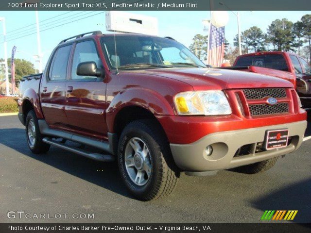 2003 Ford Explorer Sport Trac XLS in Redfire Metallic