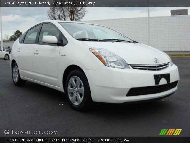 2009 Toyota Prius Hybrid in Super White