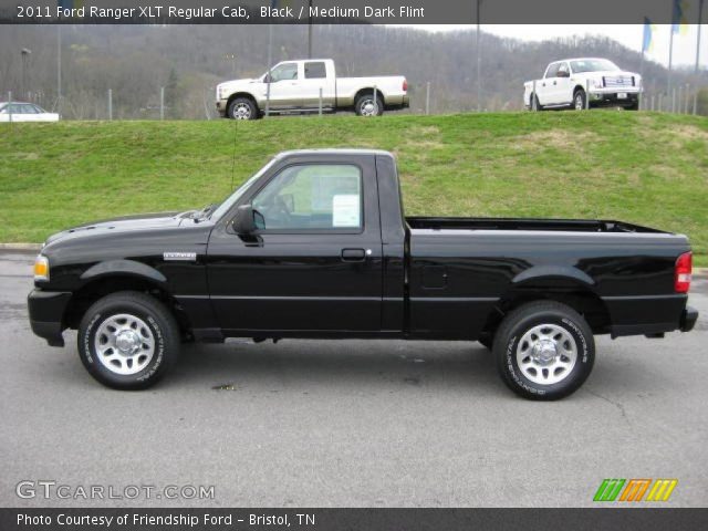 2011 Ford Ranger XLT Regular Cab in Black