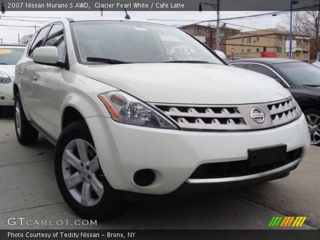 2007 Nissan Murano S AWD in Glacier Pearl White