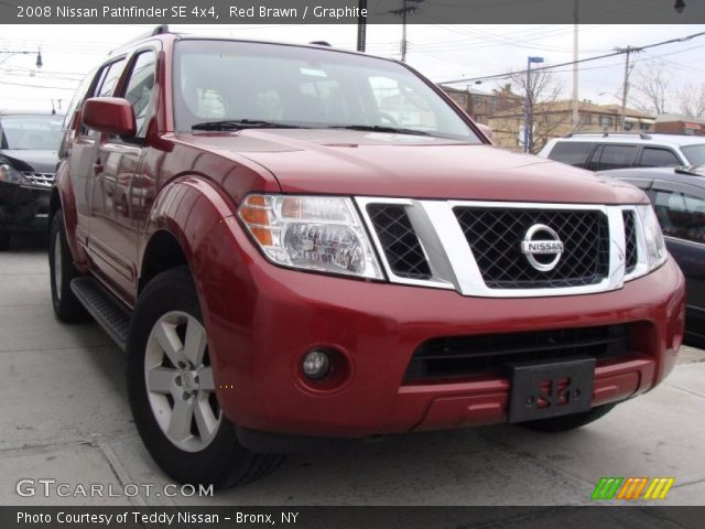 2008 Nissan Pathfinder SE 4x4 in Red Brawn