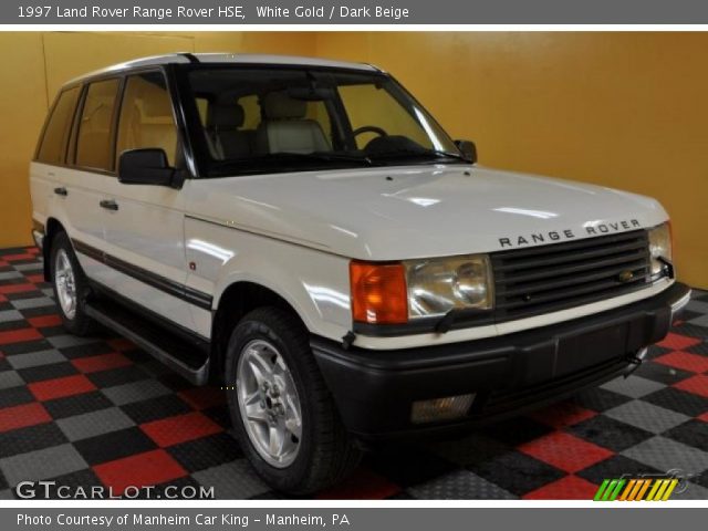 1997 Land Rover Range Rover HSE in White Gold