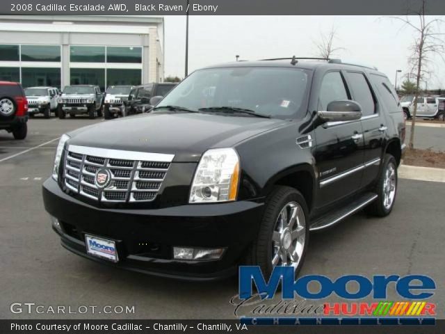 2008 Cadillac Escalade AWD in Black Raven