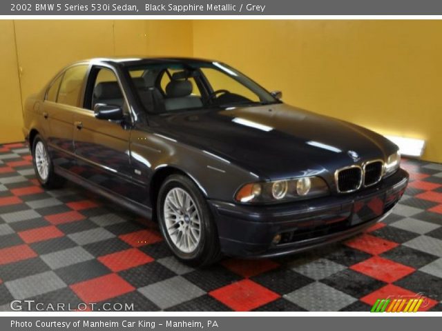 2002 BMW 5 Series 530i Sedan in Black Sapphire Metallic