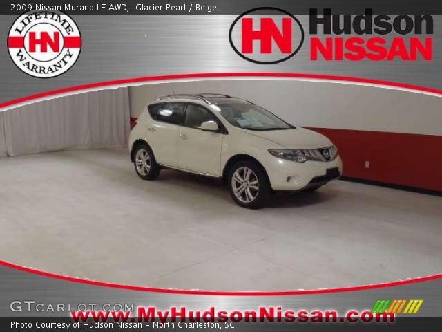 2009 Nissan Murano LE AWD in Glacier Pearl