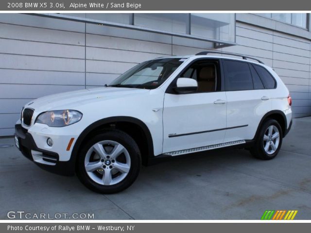 2008 BMW X5 3.0si in Alpine White