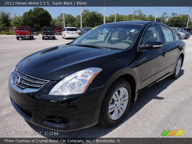 2011 Nissan Altima 2.5 S in Super Black