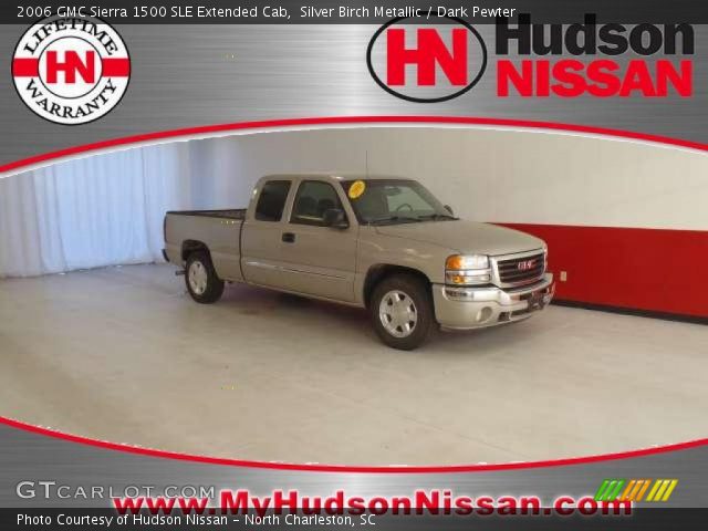 2006 GMC Sierra 1500 SLE Extended Cab in Silver Birch Metallic