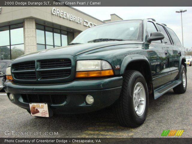 2000 Dodge Durango SLT in Forest Green Pearl