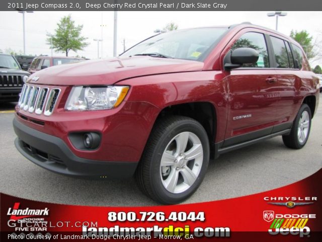 2011 Jeep Compass 2.0 in Deep Cherry Red Crystal Pearl