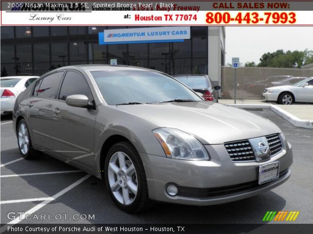 2006 Nissan Maxima 3.5 SE in Spirited Bronze Pearl