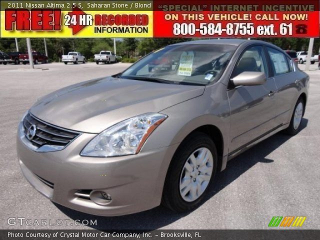 2011 Nissan Altima 2.5 S in Saharan Stone
