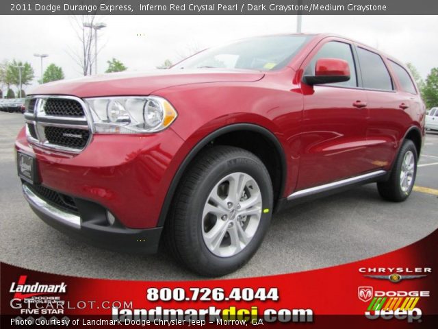 2011 Dodge Durango Express in Inferno Red Crystal Pearl