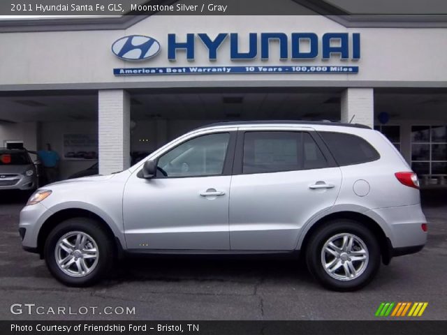2011 Hyundai Santa Fe GLS in Moonstone Silver