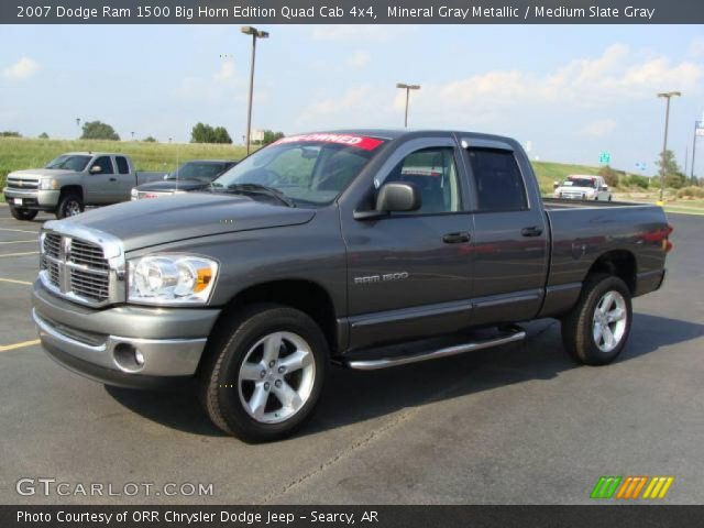 2007 Dodge Ram 1500 Big Horn Edition Quad Cab 4x4 in Mineral Gray Metallic