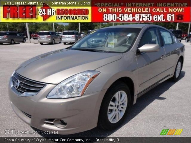 2011 Nissan Altima 2.5 S in Saharan Stone