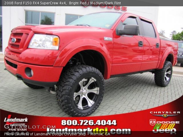 2008 Ford F150 FX4 SuperCrew 4x4 in Bright Red