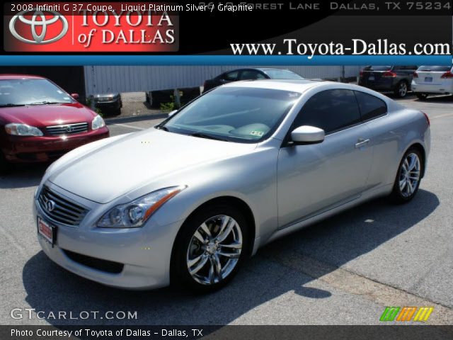2008 Infiniti G 37 Coupe in Liquid Platinum Silver