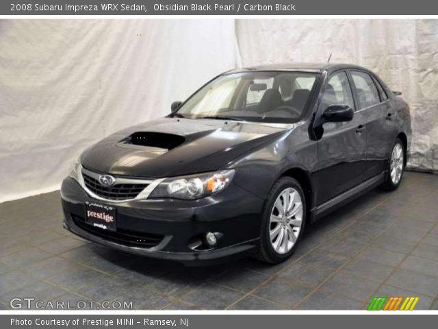 2008 Subaru Impreza WRX Sedan in Obsidian Black Pearl