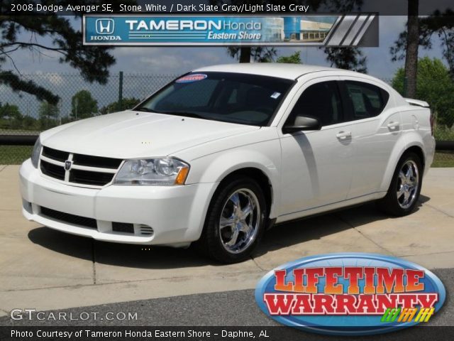 2008 Dodge Avenger SE in Stone White