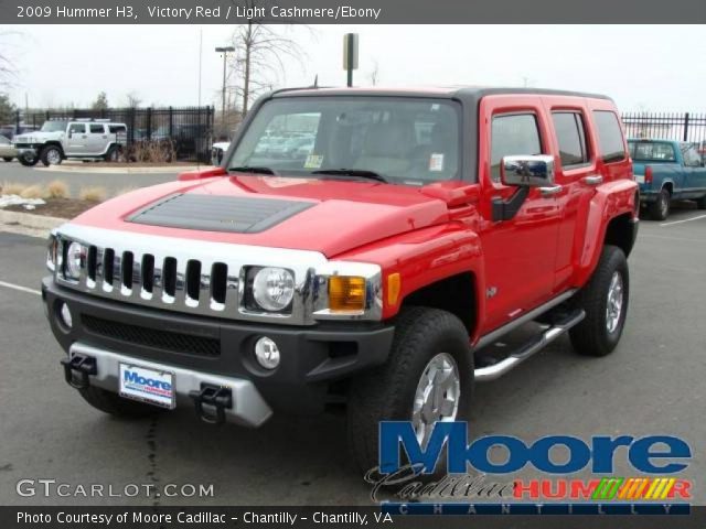 2009 Hummer H3  in Victory Red