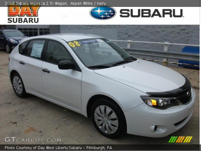 2008 Subaru Impreza 2.5i Wagon in Aspen White