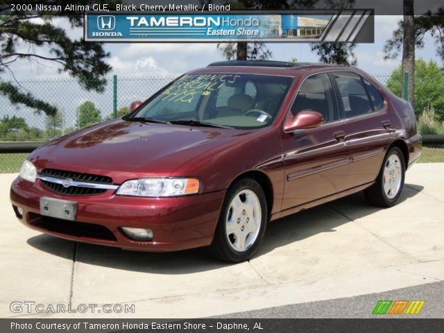 2000 Nissan Altima GLE in Black Cherry Metallic