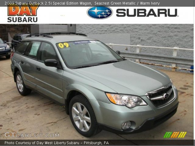 2009 Subaru Outback 2.5i Special Edition Wagon in Seacrest Green Metallic